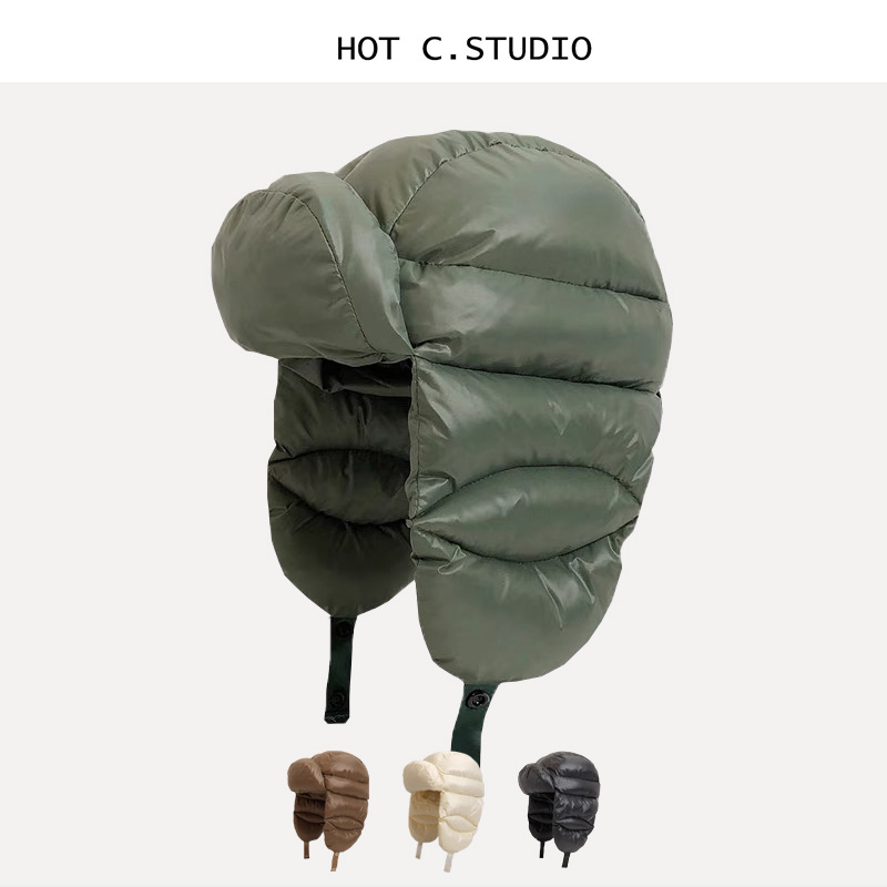 Trapper Hat Ear Flap - Chapeau Ushanka d'hiver chaud en duvet,
