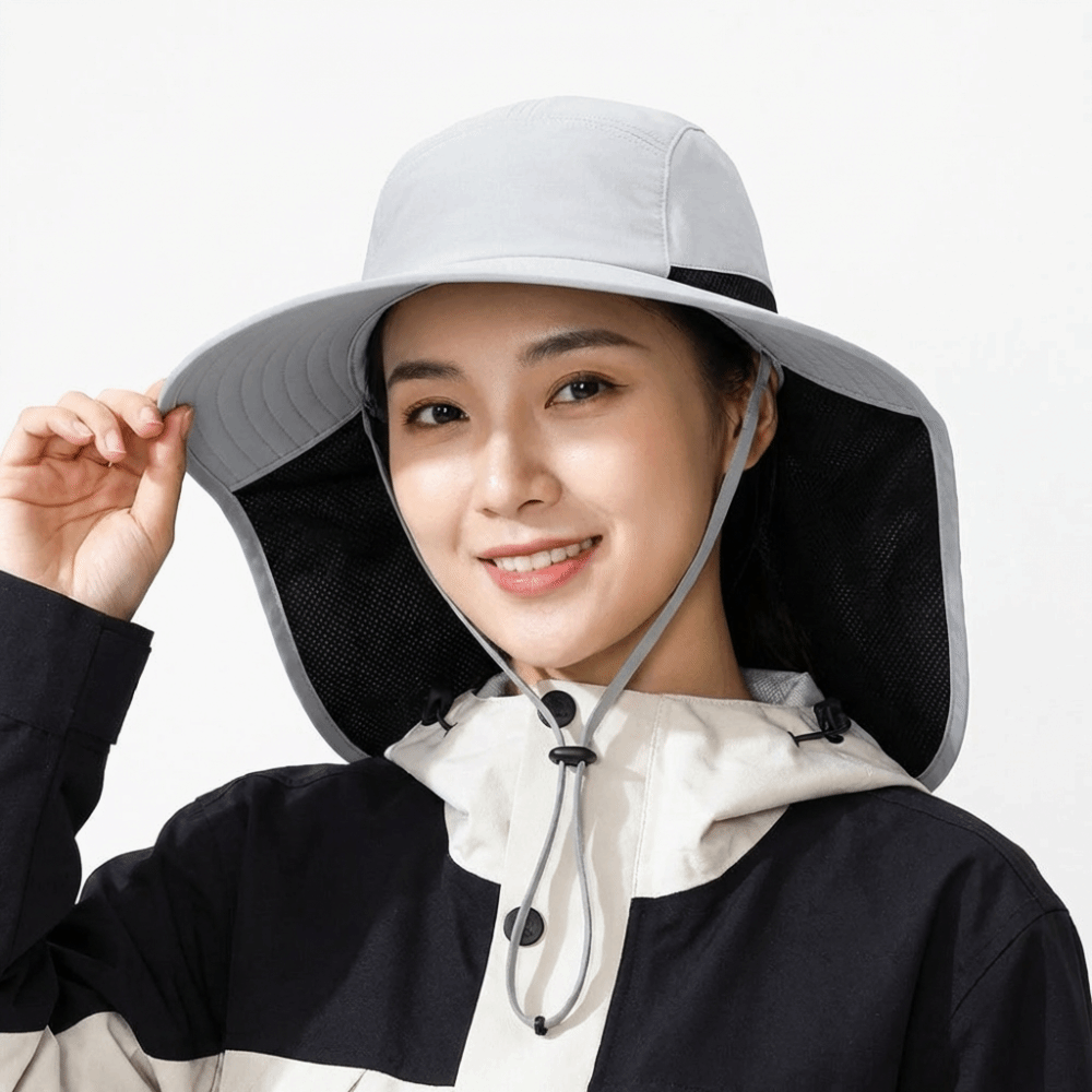 Chapeau de soleil simple à lar - Bucket Hat Cotton avis et prix