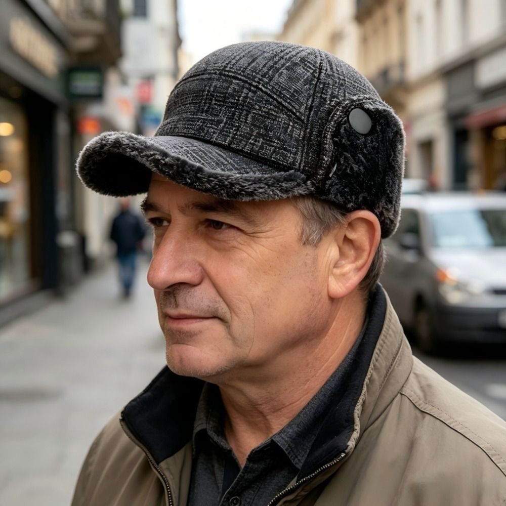 Casquette plate à cache-oreill - Trapper Hat Ear Flap avis et prix