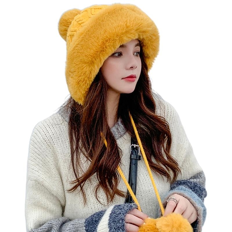 Chapeau tricoté avec câble en  - Trapper Hat Ear Flap avis et prix