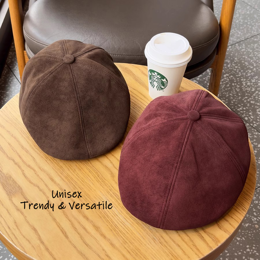 Casquette vintage en suède sty - Newsboy Cap Ivy avis et prix