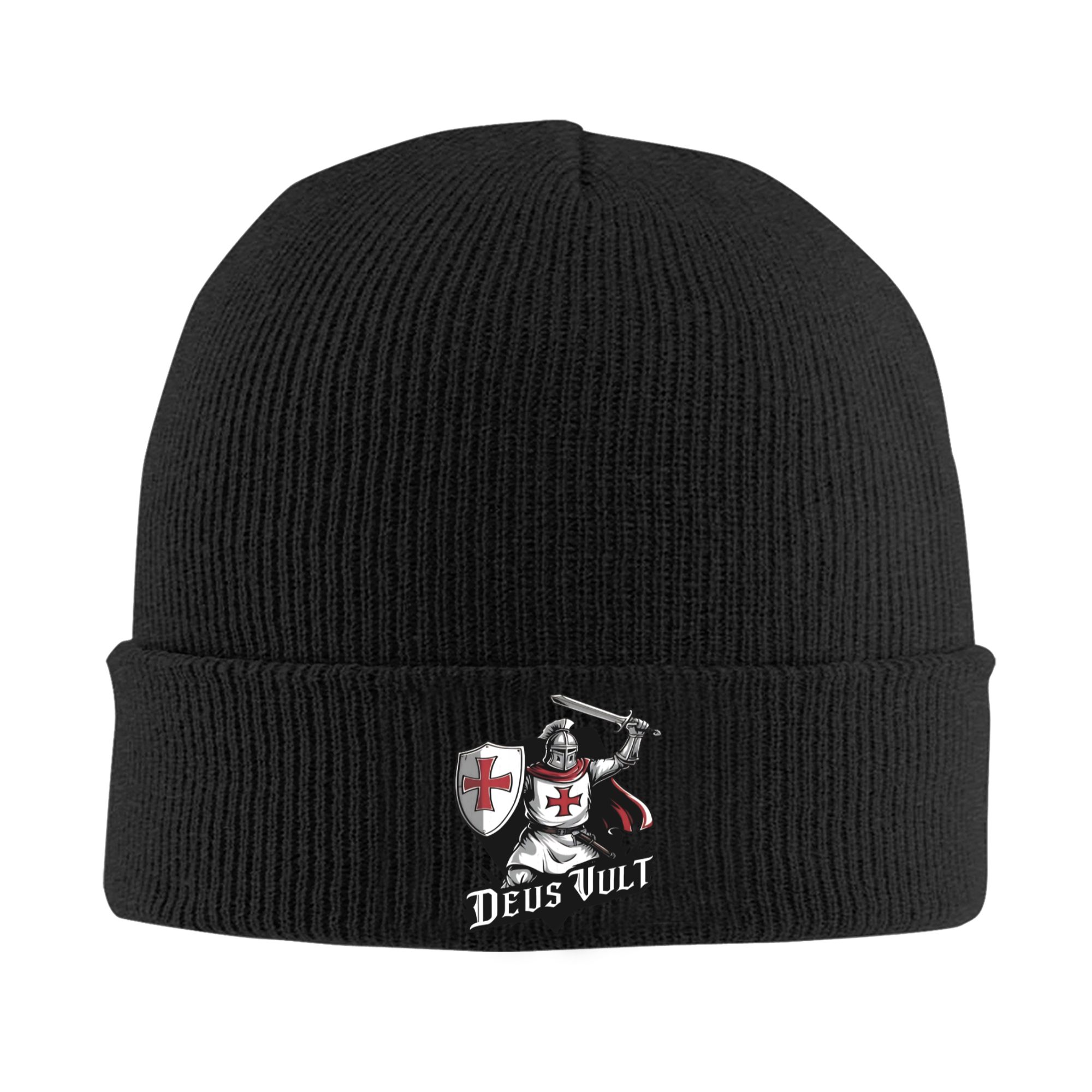 Deus Vult - Bonnet en tricot c - Beanie Cuffed Knit avis et prix