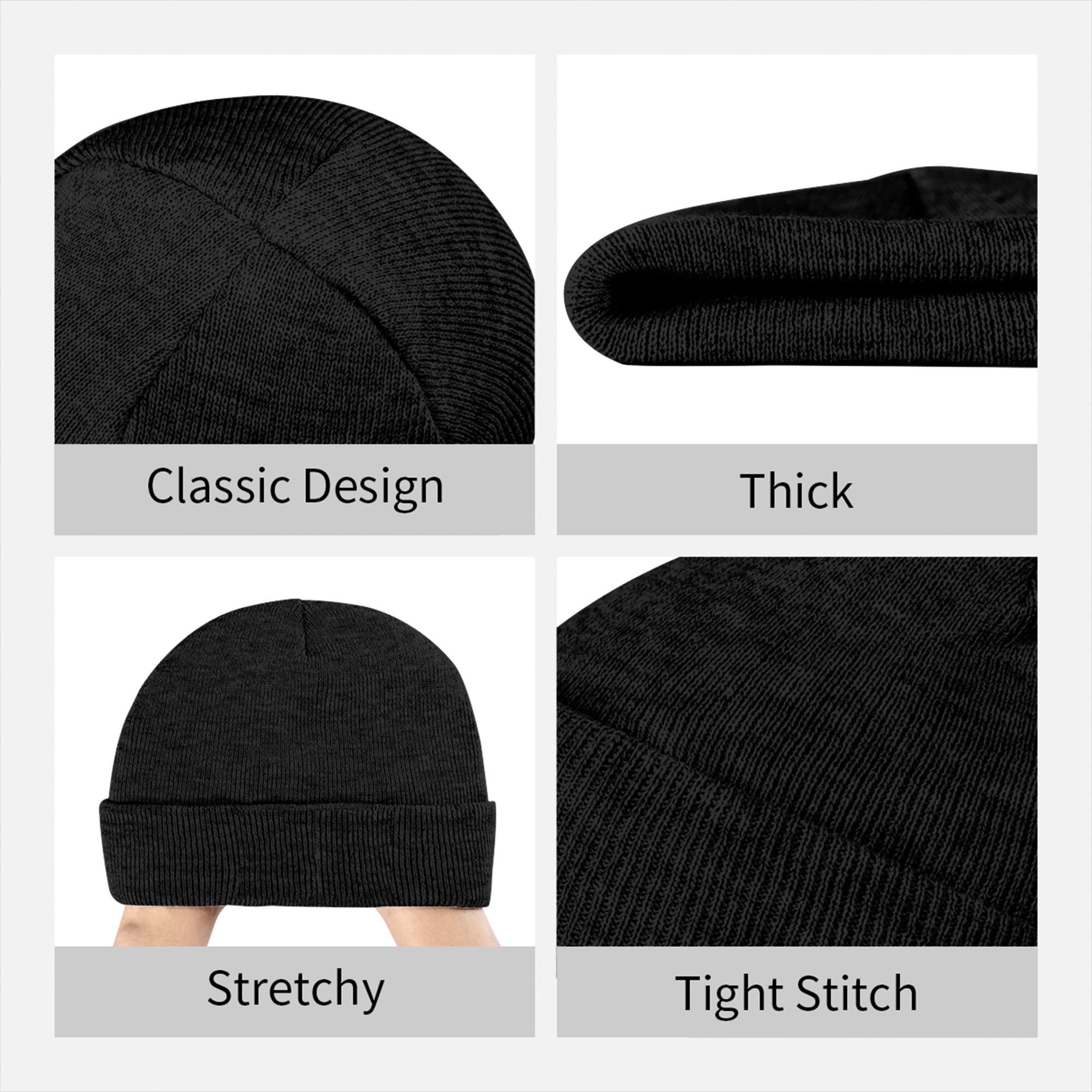 Deus Vult - Bonnet en tricot c - Beanie Cuffed Knit avis et prix