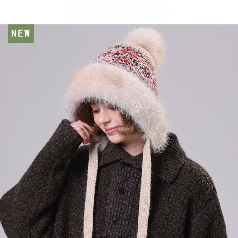Bonnet tricoté doux pour femme - Trapper Hat Ear Flap avis et prix
