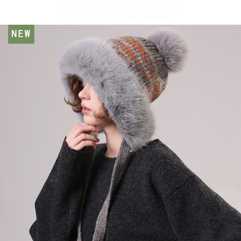 Bonnet tricoté doux pour femme - Trapper Hat Ear Flap avis et prix